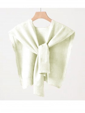 Solid Color Shoulder Wrap Scarf